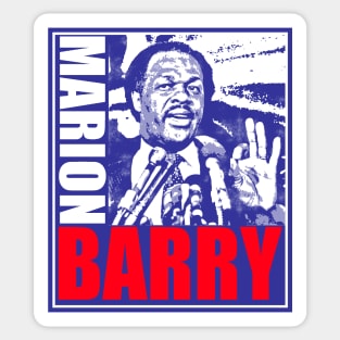 MARION BARRY Sticker